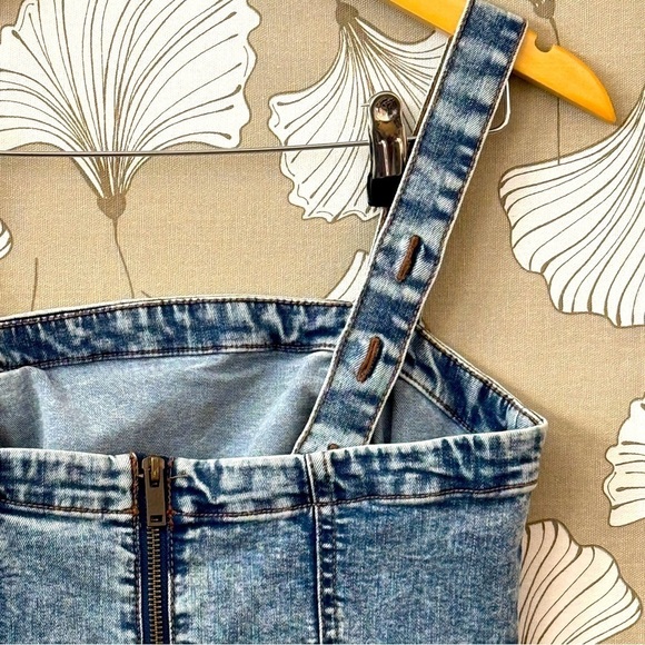 Aeropostle Denim Acid Washed Jean Dress Small - Picture 4 of 7